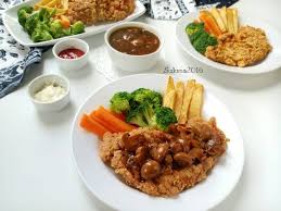 Resep Steak Ayam Crispy Saus Jamur Oleh Sukmawati Rs Resep Resep Steak Jamur Resep Jamur