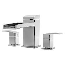 Pfister pfirst series™ single handle centerset bathroom sink faucet in polished chrome. Price Pfister Kenzo 2 Handle Deck Mount Waterfall Roman Tub Faucet Tri Faucetlist Com