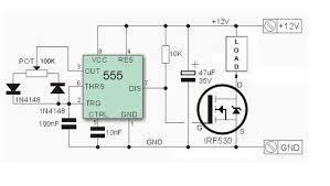 Pwm Dimmer Using Ne555 And Mosfet With Diy Aluminium Case Electronic Circuit Design Electronic Circuit Projects Circuit Diagram