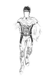 Concept Art Sketch For Wiccan In Wandavision Marvelstudios