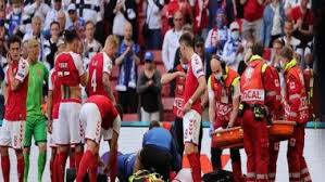 Inter milan's eriksen fell to the ground with around two minutes remaining in the first half. Z Jfo Xpnwwgm