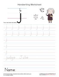 How to write a capital j from start to finish. Lowercase Cursive J Worksheet Primarylearning Org