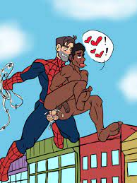 Post 4896473: Marvel Miles_Morales Peter_B_Parker Peter_Parker skullsour Spider-Man  Spider-Man:_Into_the_Spider-Verse Spider-Man_(series)