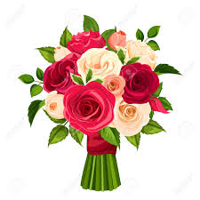 Stockfotos 145726629 aus depositphotos' kollektion von millionen erstklassiger stockfotos. Vector Den Blumenstrauss Von Roten Orange Und Weissen Rosen Lokalisiert Auf Einem Weissen Hintergrund Lizenzfrei Nutzbare Vektorgrafiken Clip Arts Illustrationen Image 95969834