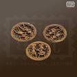 Dhokra art metal jali for wall decor