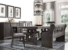 Turn Dinnertime Into Your Favorite Time With The Belmore 6 Pc Dining Set This Dining Set Offers Dining Set With Bench Dining Room Table Centerpieces Furniture