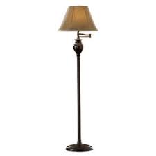 Shop Allen Roth 58 In 3 Way Oil Rubbed Bronze Finish Indoor Floor Lamp With Fabric Shade At Lowe S Indoor Floor Lamps Fabric Shades Floor Lamp