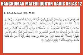 Tik kelas 11 semester 2. Rangkuman Materi Alquran Hadis Kelas 12 Kurikulum 2013