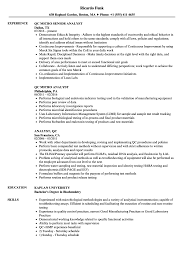 Call center quality analyst resume examples & samples conduct coaching sessions with associates and provide feedback addressing client service performance, product knowledge and call productivity assess training and coaching needs, client service skills, product knowledge and system navigation skills. Analyst Qc Resume Samples Velvet Jobs
