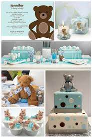Bear Baby Shower Ideas Baby Bear Baby Shower Baby Boy Shower Baby Shower Inspiration