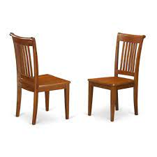 The item may have some signs of cosmetic wear, but is fully operational and functions as intended. East West Furniture Poc Sbr W Slat Back Dining Room Chair Set With Wood Seat Of For Sale Online Ebay