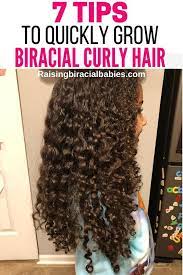 Waves and curls naturally add dimension and fullness to hair, making it look thick. How To Grow Biracial Hair 7 Tips To Get Longer Curly Hair Grow Curly Hair Biracial Hair Biracial Hair Care