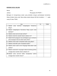 Borang Soal Selidik 1 Pdf