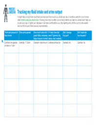 urine output chart pdf the intake