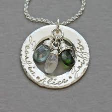Personalized birthstone jewelry is the best way to show your mom, children & loved ones how much you appreciate them. Personalized Birthstone Name Necklace Mothers Day Gift For Wife Piccola Jewelry