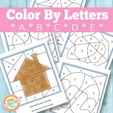 These letter c coloring sheets might help your kid clear that confusion some more. Color By Letters A B C D E Free Kids Printable
