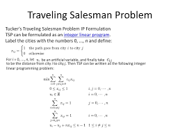 Traveling Salesman Problem Ppt Download