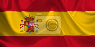 Bandera de españa ), wie es in der definiert ist , der spanischen verfassung von 1978 , besteht aus drei horizontalen streifen: Wehende Flagge Des Spaniens Spanische Flagge Im Wind Spanische Fototapete Fototapeten Nationalflagge Formatieren Dimension Myloview De
