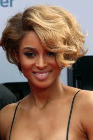 Red orange hair is playful, vibrant, and chic at the same time. Pictures Short Hairstyles For Wavy Hair Ciara Short Wavy Bob Hairstyle