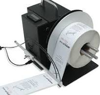 Automatic Label Rewinder Roll Barcode Sticker Label Rewinding Machine for  Barcode Printer