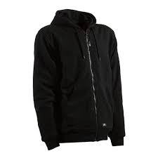 Berne Mens 3 Xl Regular Black 100 Polyester Original Hooded Sweatshirt