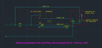 1,335 wiring ac unit products are offered for sale by suppliers on alibaba.com, of which industrial you can also choose from new, used wiring ac unit, as well as from 2 years, 1 year, and 3 years. Wiring Diagram For Control Air Cooled Split Type Ac Unit Cad Block And Typical Drawing