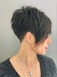 30 The New Pixie Haircut Ideas Make You Fashion Style In Fall Wenn Sie Kurzes Haar Mogen Probieren Oval Face Short Hair Thick Hair Styles Funky Short Hair