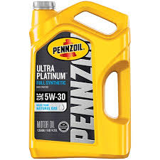 Pennzoil Ultra Platinum 5w 30 Full Synthetic Motor Oil 5 Quart Walmart Com Motor Oil Synthetic Oil Platinum