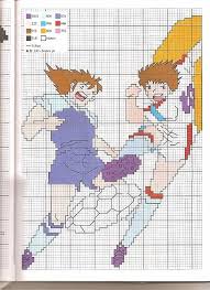 Cross Stitch Pattern Captain Tsubasa Flash Kicker 1 Free Cross Stitch Patterns Crochet Knitti Cross Stitch Free Cross Stitch Stitch Patterns