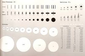 visual size chart for beads bead size chart jewelry