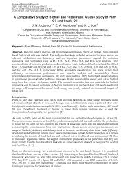 Petroleum, along with oil and coal, is classified as a fossil fuel. A Comparative Study Of Biofuel And Fossil Fuel A Case Study Of Palm Oil And Crude Oil Scientific Net