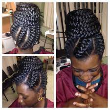 Big Cornrow Braids In A Buns Styles Protective Hairstyles Hair Styles Braided Hairstyles Goddess Braids