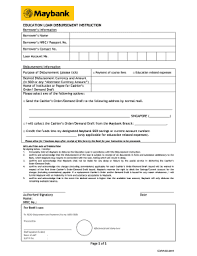 Is a maybank maxihome loan right for me? Fillable Online Download An Education Loan Disbursement Form Pdf Maybank Fax Email Print Pdffiller