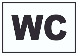 Toilette , öffentlich, klo, wc, männerklo. Wc Schild Hb Druck Schilder Textildruck Stickerei Onlineshop