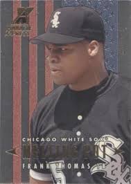 1997 Pinnacle X-Press Baseball Frank Thomas Peak Performer Card #140