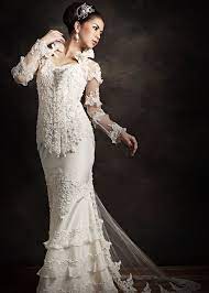 Mm Mokel 08 Gaun Pengantin Putih Kebaya Pernikahan Gaun