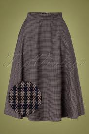 It is a mate given by the knight alone when an opponent's king is unable to any check delivered to white would be a checkmate. 40s Cute Check Mate Swing Skirt In Grey