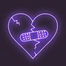 Image Discovered By Park Eun Yeong Find Images And Videos About Heart Purple And Light On We Heart It Dark Purple Aesthetic Purple Wallpaper Neon Wallpaper