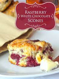 Raspberry White Chocolate Scones The Most Delicious You Ll Ever Taste Recipe Chocolate Scones Rock Recipes White Chocolate Raspberry Scones