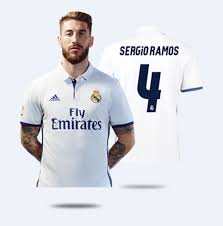 Manufactured by adidas, this premium kit ranges from the exact match day shirts worn by the professionals through to team branded shirts for more casual wear. Ø¹Ø±Ø¨Ù‡ Ù‚Ø·Ø§Ø± Ø´Ø¬Ø±Ø© Ø§Ù„Ø¨Ù„ÙˆØ· Ø¥Ø°Ø§ Sergio Ramos Jersey Real Madrid Dsvdedommel Com