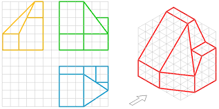 Resultado de imagen para proyecciones diédricas