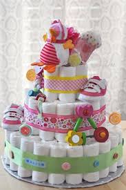 Girl Modern Diaper Cake 1 Flickr Photo Sharing Baby Shower Funny Funny Baby Shower Gifts Baby Shower Diy
