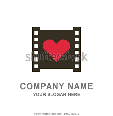 Filmstrip Love Camera Movie Logo Vector Stock Vector Royalty Free 1059432215 In 2020 Vector Logo Film Strip Photography Logos