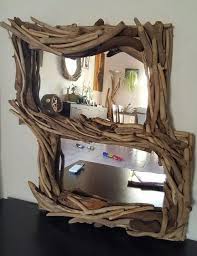 Diy cadre de miroir en bois flotté. Bois Flotte En Decoration 53 Idees Pour Bien L Utiliser En Deco
