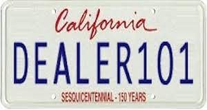 Section 1 dealer plate issuance program 1.1 overview. Use Of Special Dealer Plates By California Dealers