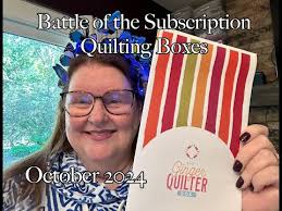 Battle of the Quilting Subscription Boxes -GINGER QUILTER BOX