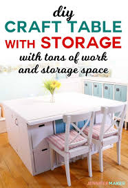 Blob storage is for blob storage only and you can specify the frequency of the use of the data. Diy Craft Table With Storage My Ikea Hack Jennifer Maker