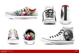 High And Low Sneakers Mock Up Sneakers Low Sneakers Converse Sneaker