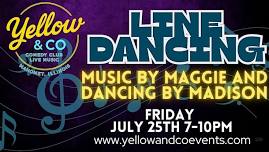 Yellow and Co. night of Line Dancing