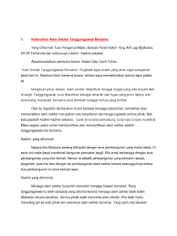 Maksud alam sekitar dan perkataannya dalam bahasa inggeris. Kebersihan Alam Sekitar Tanggungjawab Bersama